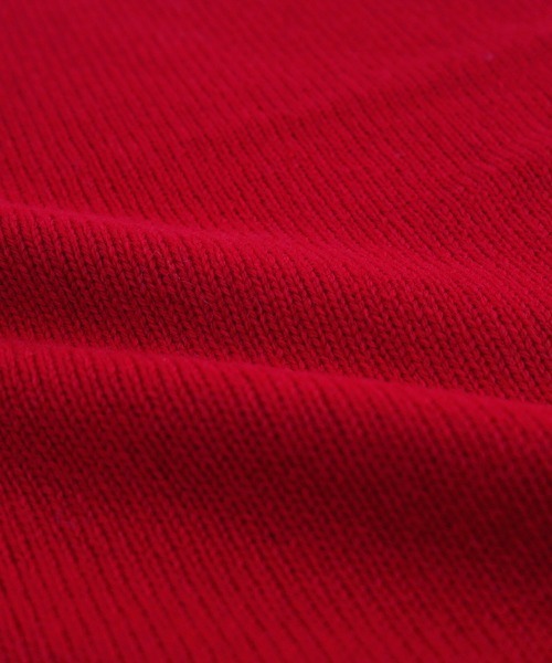 休日と詩（キュウジツトウタ）の「休日のスモールポケットニット（ニット/セーター・レディース・レッド/ベージュ/ブラウン・FREE）」の22枚目の写真