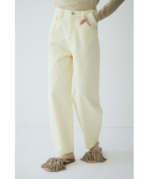HeRIN.CYE(ヘリンドットサイ)の「Color denim pants カラーデニムパンツ(デニムパンツ・レディース・ブラウン/アイボリー・38/36/34)」の13枚目の写真