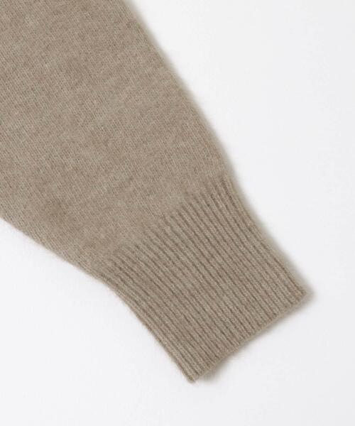ITEMS URBANRESEARCH（アイテムズ アーバンリサーチ）の「ラクーンキーネックニット（ニット/セーター・レディース・オフホワイト/ベージュ/ネイビー/ピンク・FREE）」の10枚目の写真