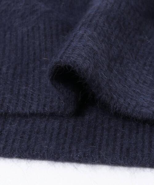 ITEMS URBANRESEARCH(アイテムズ アーバンリサーチ)の「ラクーンキーネックニット(ニット/セーター・レディース・オフホワイト/ベージュ/ネイビー/ピンク・FREE)」の13枚目の写真