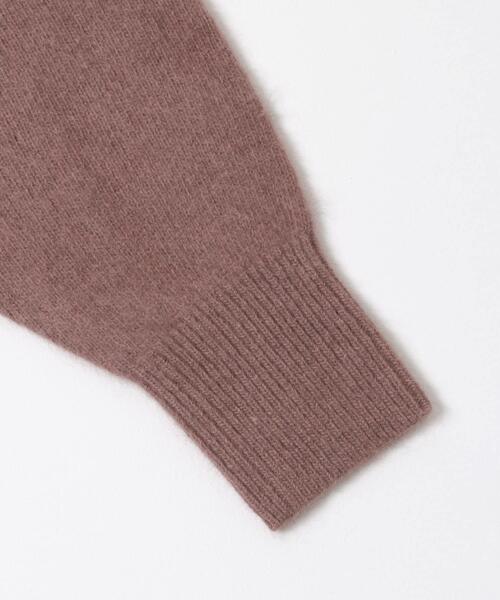 ITEMS URBANRESEARCH(アイテムズ アーバンリサーチ)の「ラクーンキーネックニット(ニット/セーター・レディース・オフホワイト/ベージュ/ネイビー/ピンク・FREE)」の21枚目の写真