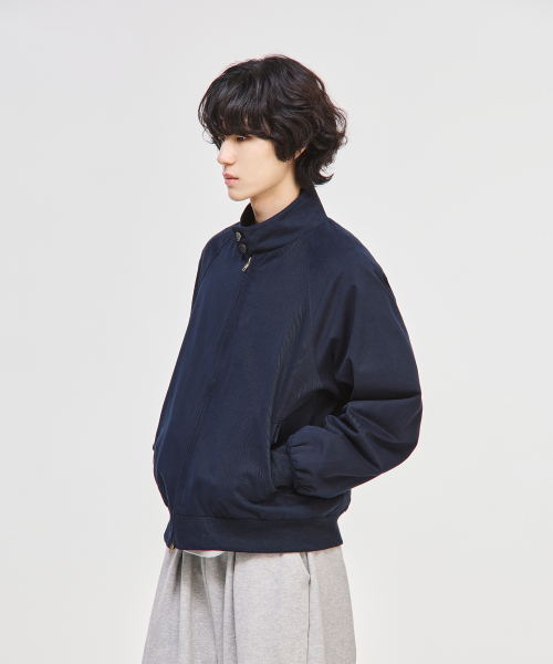 SIGNATURE（シグネチャ）の「コットンクロップヘリンボンジャケット[ネイビー]（ブルゾン・レディース・その他・MEDIUM/LARGE）」の5枚目の写真