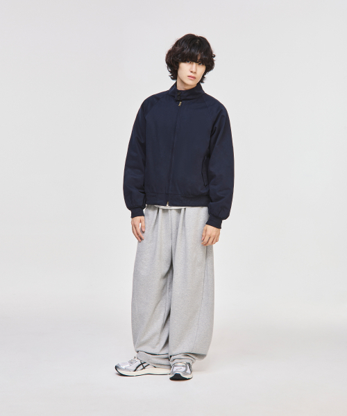 SIGNATURE（シグネチャ）の「コットンクロップヘリンボンジャケット[ネイビー]（ブルゾン・レディース・その他・MEDIUM/LARGE）」の6枚目の写真