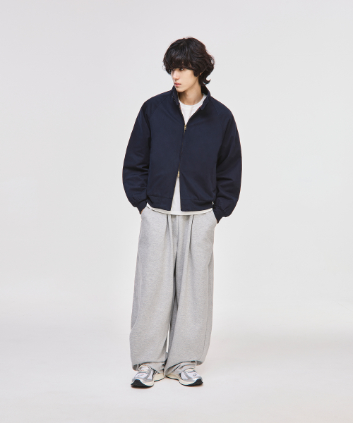 SIGNATURE（シグネチャ）の「コットンクロップヘリンボンジャケット[ネイビー]（ブルゾン・レディース・その他・MEDIUM/LARGE）」の7枚目の写真