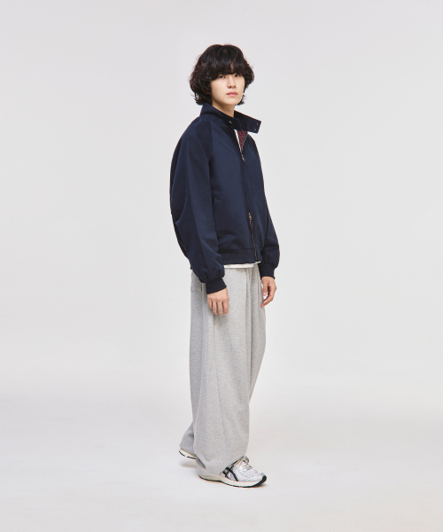 SIGNATURE（シグネチャ）の「コットンクロップヘリンボンジャケット[ネイビー]（ブルゾン・レディース・その他・MEDIUM/LARGE）」の8枚目の写真