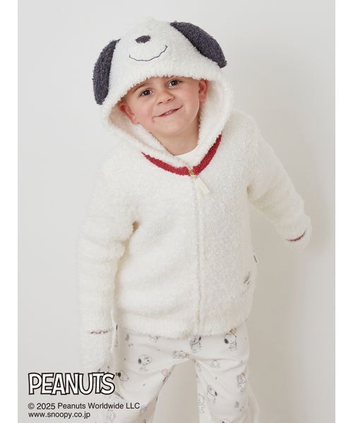 セール】【PEANUTS PUPPIES】【KIDS】スヌーピーパーカ（ルームウェア
