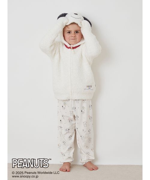 PEANUTS PUPPIES】【KIDS】スヌーピーパーカ（ルームウェア/パジャマ