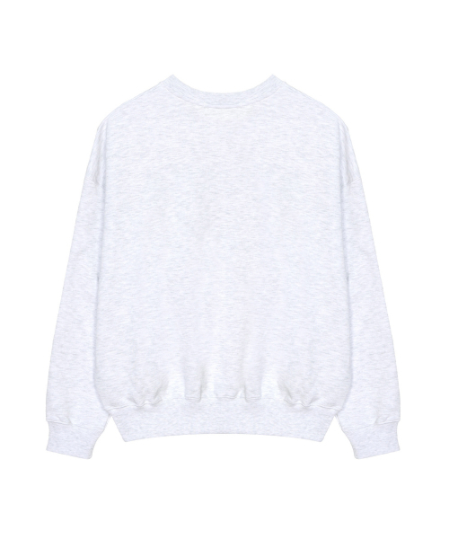 NICK&NICOLE（ニックアンドニコール）の「VOLUME NICOLE ROSE SWEATSHIRT_MELANGE BLACK（スウェット・レディース・その他・FREE）」の6枚目の写真