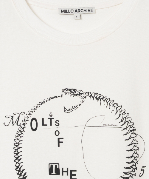 Millo Archive（ミロ アーカイブ）の「モルツオブザセンス Tシャツ [ホワイト]（Tシャツ/カットソー・メンズ・その他・MEDIUM/LARGE/X-LARGE）」の2枚目の写真