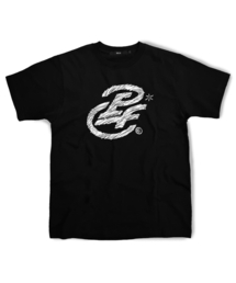 ESCAPEFROM（エスケープフロム）の「white doodle symbol t-shirt black（Tシャツ/カットソー・メンズ）」