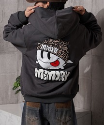 #MEMORY（メモリー）の「【MEMORY】レオパード オバケ ZIPパーカー / Leopard Ghost ZIP Hoodie（パーカー）」