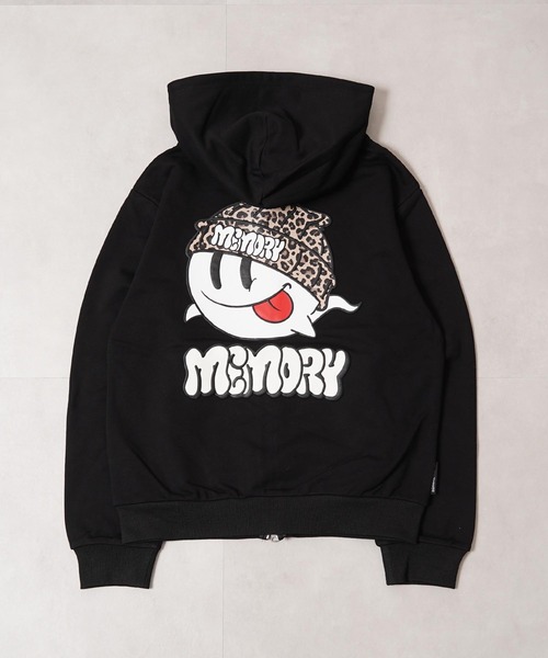 MEMORY】レオパード オバケ ZIPパーカー / Leopard Ghost ZIP Hoodie
