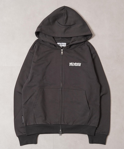 #MEMORY(メモリー)の「【MEMORY】レオパード オバケ ZIPパーカー / Leopard Ghost ZIP Hoodie(パーカー・メンズ・チャコールグレー/ホワイト系/ブラック・S/M/L)」の21枚目の写真