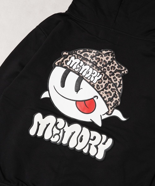 MEMORY】レオパード オバケ ZIPパーカー / Leopard Ghost ZIP Hoodie