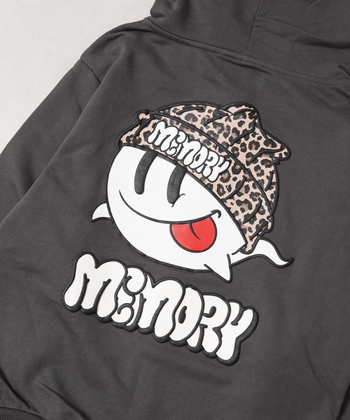MEMORY】レオパード オバケ ZIPパーカー / Leopard Ghost ZIP Hoodie