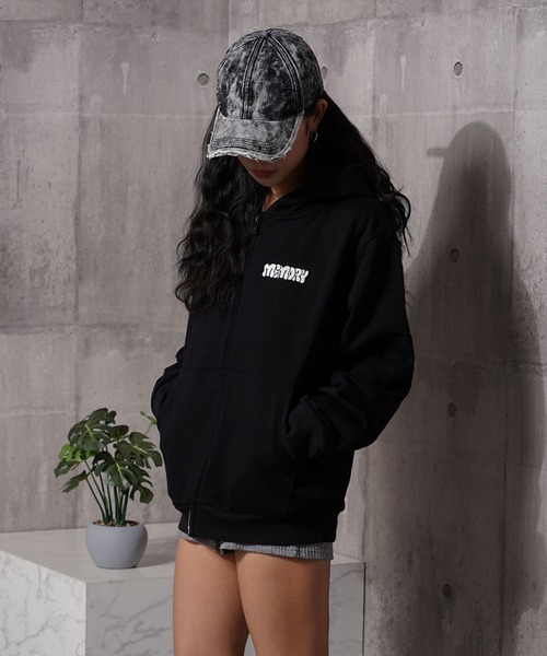 MEMORY】レオパード オバケ ZIPパーカー / Leopard Ghost ZIP Hoodie