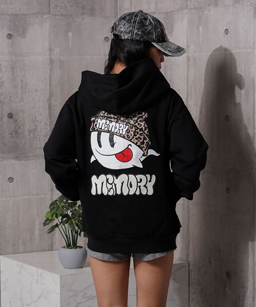 MEMORY】レオパード オバケ ZIPパーカー / Leopard Ghost ZIP Hoodie