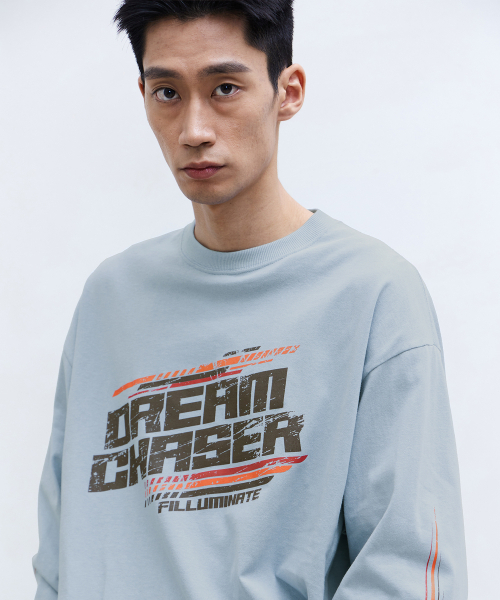 F.ILLUMINATE(フィルミネイト)の「ドリームチェイサー ロングスリーブ-スカイブルー(Tシャツ/カットソー・レディース・その他・SMALL/MEDIUM/LARGE)」の3枚目の写真