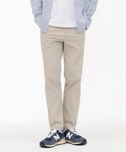 CHASECULT（チェイスカルト）の「男性テーパードサイドバンディングチノパンツ-ベージュ（その他パンツ・メンズ・ベージュ・70/76/82/86）」の2枚目の写真