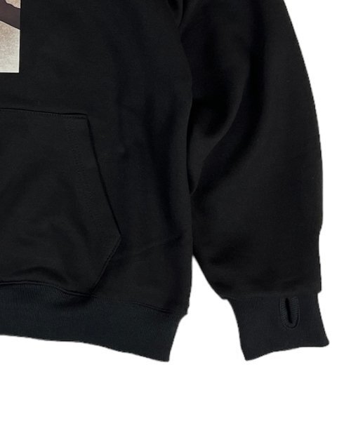 SK8ER ROCK（スケーターロック）の「Shhh Hand Warmer Sweat Hoodie Black（パーカー・レディース・その他・FREE）」の6枚目の写真