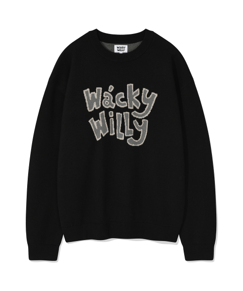 Wacky WiLLy(ワッキーウィリー)の「タイポジャカードニットブラック(ニット/セーター・レディース・その他・LARGE/X-LARGE/SMALL/MEDIUM)」の2枚目の写真