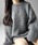 me+em select�i�~�[���Z���N�g�j�́u�����y �Scolor �z�I�[�o�[�T�C�Y�t���b�t�B�[�j�b�g�v���I�[�o�[ �^ oversize fluffy knit pullover�i�j�b�g/�Z�[�^�[�j�v�b�O���[