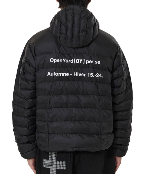 OY(オーワイ)の「『OY/オーワイ』CURVED ZIPPER LIGHTWEIGHT PUFFER JACKET/カーブジップライトウェイトジャケット(ダウンジャケット/コート・レディース・ブラック・L/M)」の4枚目の写真