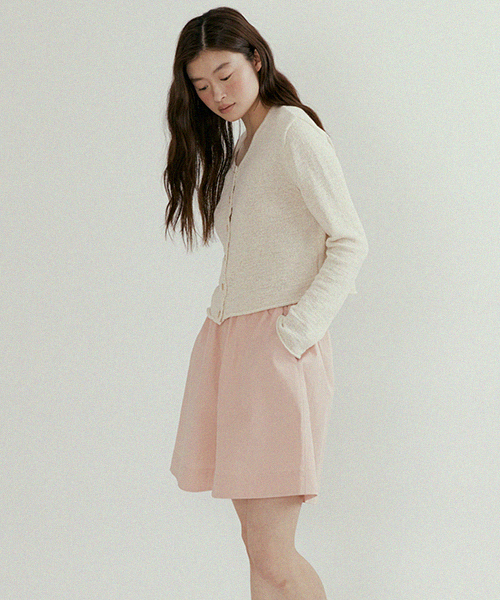 LINGSEOUL(リングソウル)の「linen blended knit cardigan-oatmeal(カーディガン/ボレロ・レディース・その他・FREE)」の4枚目の写真