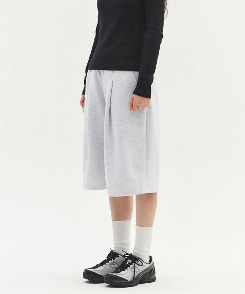 XERO（ゼロ）の「ディープワンタックスウェットショーツ [ホワイトグレー]（その他パンツ・メンズ・その他・MEDIUM/LARGE/X-LARGE/FREE/SMALL）」の5枚目の写真