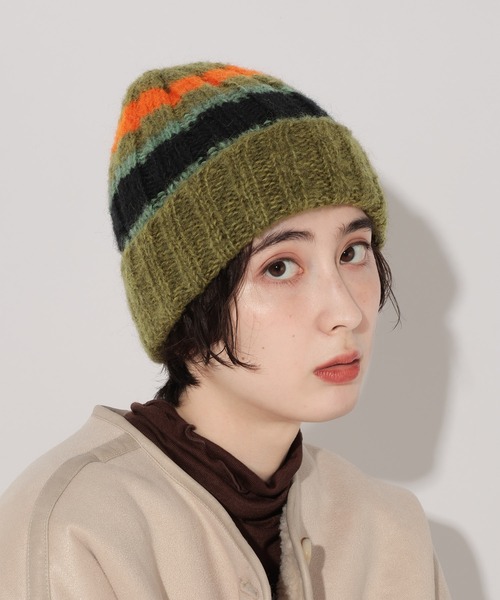 GEORGE'S(ジョージズ)の「LINEワッチ(ニットキャップ/ビーニー・レディース・カーキ/モカ・FREE)」の15枚目の写真