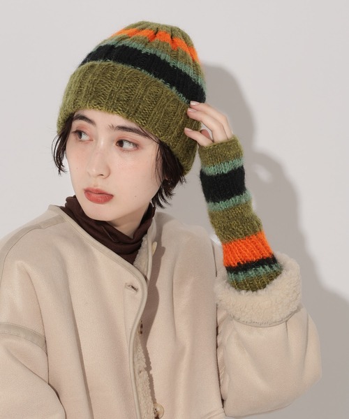 GEORGE'S(ジョージズ)の「LINEワッチ(ニットキャップ/ビーニー・レディース・カーキ/モカ・FREE)」の18枚目の写真