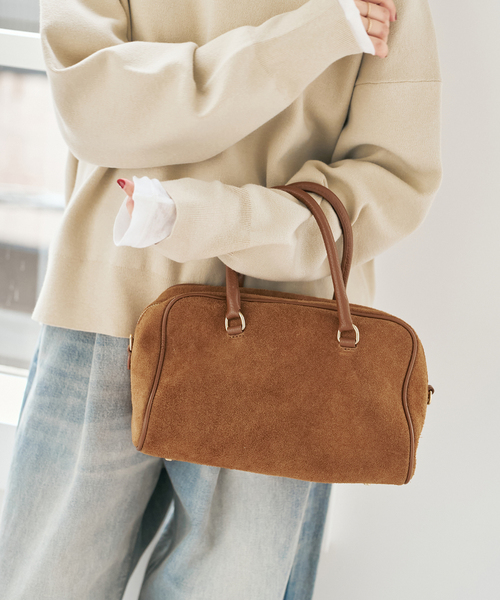 Spick & Span（スピックアンドスパン）の「MILOS / ミロス 別注 ボストン *（ボストンバッグ・レディース・キャメル・FREE）」の3枚目の写真