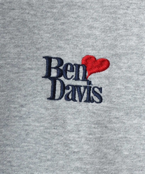 BEN DAVIS(ベンデイビス)の「BEN DAVIS/ベンデイビス PUFFY HEART HOODIE/オーバーサイズ 裏起毛 ストリート バックプリント ロゴ ワンポイント刺繍 スウェット パーカー フーディー/レディース メンズ(パーカー・メンズ・スミクロ/グレー・M/L/XL)」の12枚目の写真
