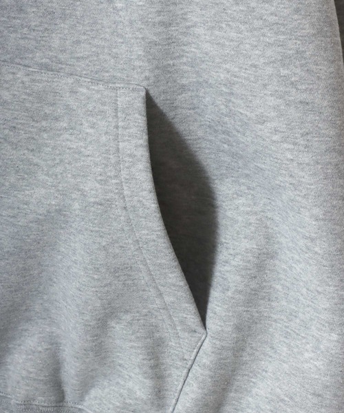 BEN DAVIS(ベンデイビス)の「BEN DAVIS/ベンデイビス PUFFY HEART HOODIE/オーバーサイズ 裏起毛 ストリート バックプリント ロゴ ワンポイント刺繍 スウェット パーカー フーディー/レディース メンズ(パーカー・メンズ・スミクロ/グレー・M/L/XL)」の13枚目の写真