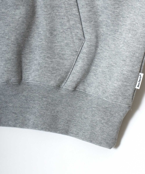 BEN DAVIS(ベンデイビス)の「BEN DAVIS/ベンデイビス PUFFY HEART HOODIE/オーバーサイズ 裏起毛 ストリート バックプリント ロゴ ワンポイント刺繍 スウェット パーカー フーディー/レディース メンズ(パーカー・メンズ・スミクロ/グレー・M/L/XL)」の15枚目の写真