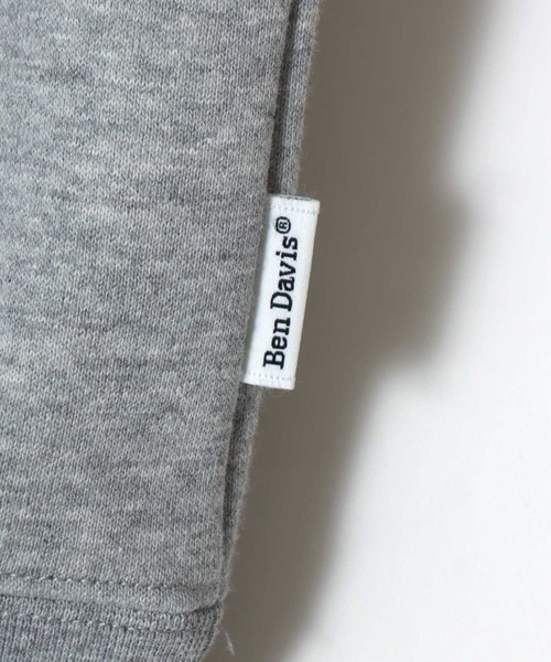 BEN DAVIS(ベンデイビス)の「BEN DAVIS/ベンデイビス PUFFY HEART HOODIE/オーバーサイズ 裏起毛 ストリート バックプリント ロゴ ワンポイント刺繍 スウェット パーカー フーディー/レディース メンズ(パーカー・メンズ・スミクロ/グレー・M/L/XL)」の16枚目の写真