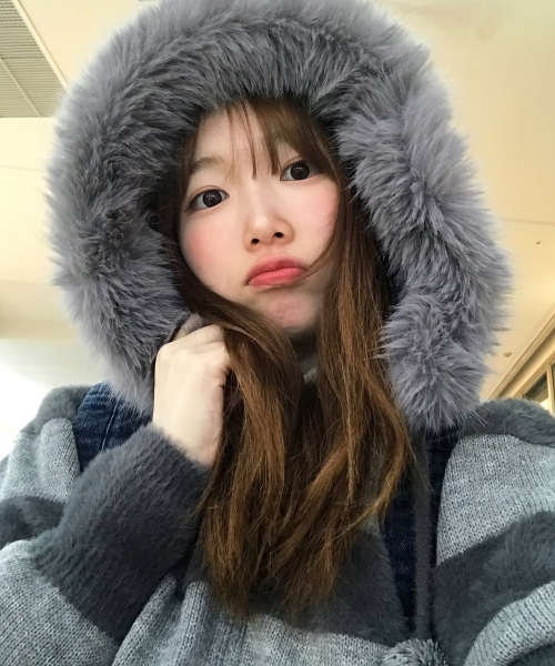 RuNaKi'Hu'(ルナキフ)の「WXK021 タンポポモヘアニットフードジップアップ (チャコール)(パーカー・レディース・その他・1/2)」の11枚目の写真
