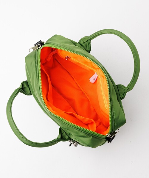 cheek(BAG)(チーク)の「【cheek】w pocket 3way boston カラーコードハンドル 3WAY ナイロン ボストン バッグ(ボストンバッグ・レディース・グレー/ブラック/カーキ/ベージュ・フリー)」の8枚目の写真