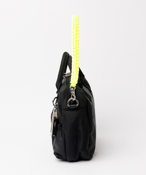cheek(BAG)(チーク)の「【cheek】w pocket 3way boston カラーコードハンドル 3WAY ナイロン ボストン バッグ(ボストンバッグ・レディース・グレー/ブラック/カーキ/ベージュ・フリー)」の14枚目の写真