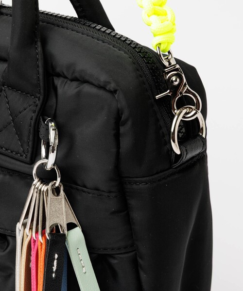 cheek(BAG)(チーク)の「【cheek】w pocket 3way boston カラーコードハンドル 3WAY ナイロン ボストン バッグ(ボストンバッグ・レディース・グレー/ブラック/カーキ/ベージュ・フリー)」の18枚目の写真