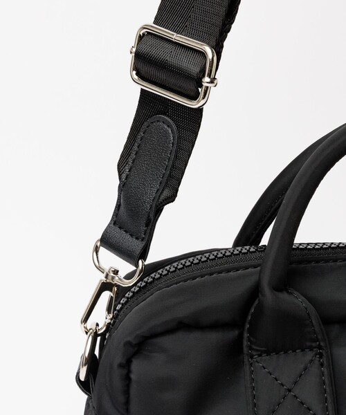 cheek(BAG)(チーク)の「【cheek】w pocket 3way boston カラーコードハンドル 3WAY ナイロン ボストン バッグ(ボストンバッグ・レディース・グレー/ブラック/カーキ/ベージュ・フリー)」の22枚目の写真