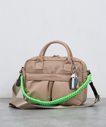 【cheek】w pocket 3way boston カラーコードハンドル 3WAY ナイロン ボストン バッグ