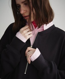 Auntie Rosa Holiday（アンティローザホリデー）の「裏毛ハーフジップワンピース/2WAY（ワンピース）」