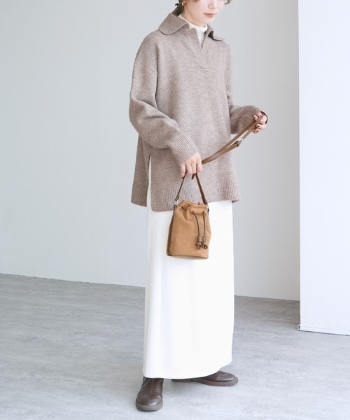 reca（レカ）の「スエードショルダーバッグ（ショルダーバッグ・レディース・ブラック/ブラウン・ONE SIZE）」の11枚目の写真