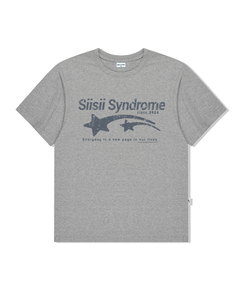 PAGESIISII(ページシシ)の「シシシンドロームプリンティング半袖Tシャツメランジグレー(Tシャツ/カットソー・レディース・その他・SMALL/MEDIUM/LARGE)」の2枚目の写真