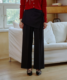 MOON NIGHT WRAP SKIRT / BLACK