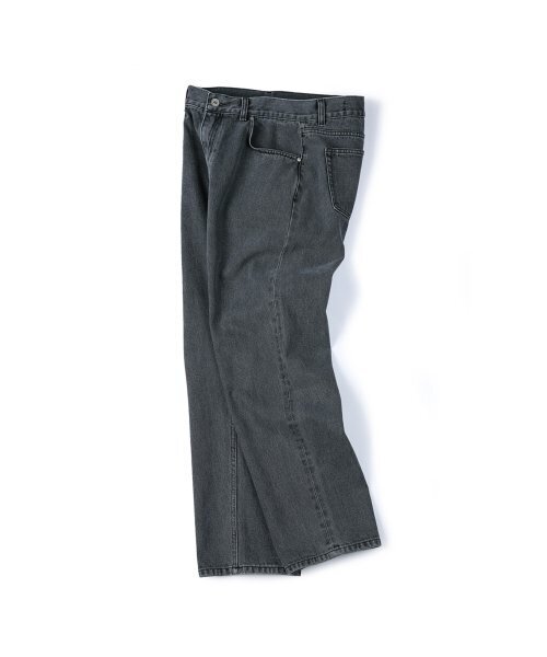 SHIRTER(シャーター)の「FIRST EDITION DENIM PANTS (DARK GREY)(デニムパンツ・メンズ・その他・LARGE/MEDIUM/SMALL)」の2枚目の写真