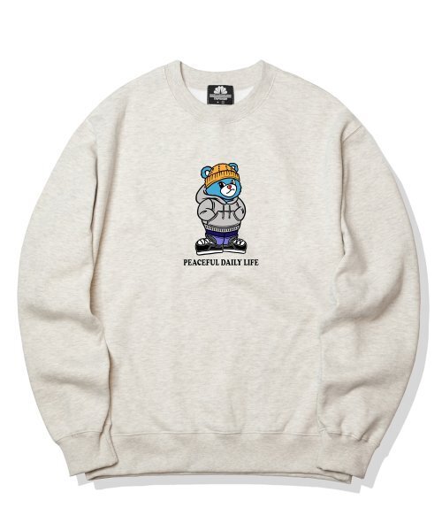 TRIPSHION(トリップション)の「CITY BEAR GRAPHIC クルーネック - アイボリー(スウェット・メンズ・その他・LARGE/MEDIUM/X-LARGE)」の1枚目の写真