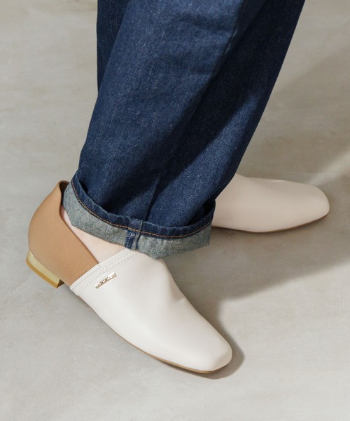 HIMIKO（ヒミコ）の「【HIMIKO】【瞬間フィット】ハンズフリーストレッチレザーパンプス/661118（スリッポン・レディース・ブラック/アイボリー/シルバー・21.5cm/22.0cm/22.5cm/23.0cm/23.5cm/24.0cm/24.5cm/25.0cm/25.5cm/26.0cm/26.5cm）」の11枚目の写真