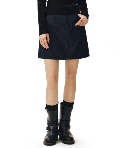 DECET WOMEN(デケット ウーマン)の「シグネチャーミニスカート DCSK001CPインディゴ(スカート・レディース・その他・SMALL/MEDIUM/X-SMALL)」の12枚目の写真